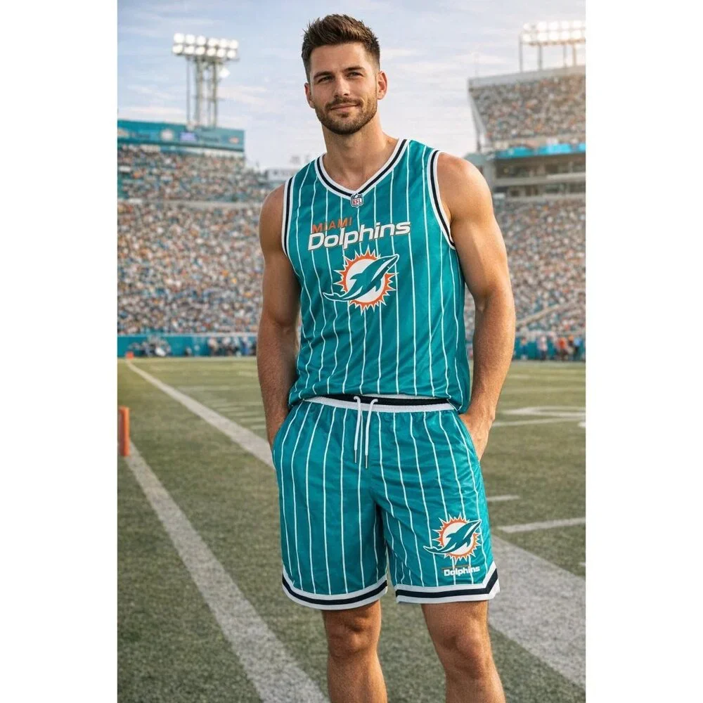 Miami Dolphins NFL Men's Jersey & Shorts size MEDIUM - Picture 8 of 8
